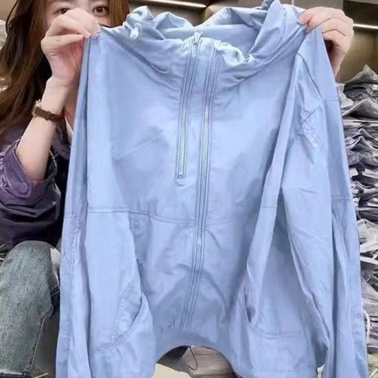 Солнцезащитная куртка для мужчин и женщин, ультралегкая тонкая куртка с капюшоном для кемпинга, быстросохнущая ветровка с защитой от ультрафиолета для походов на открытом воздухе, спорта