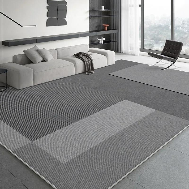 High-End Grey-Toned Carpet - Dirt-Resistant And Slip-Resistant For Living Room Floor Mat, Bedroom Carpet, Home Decoration