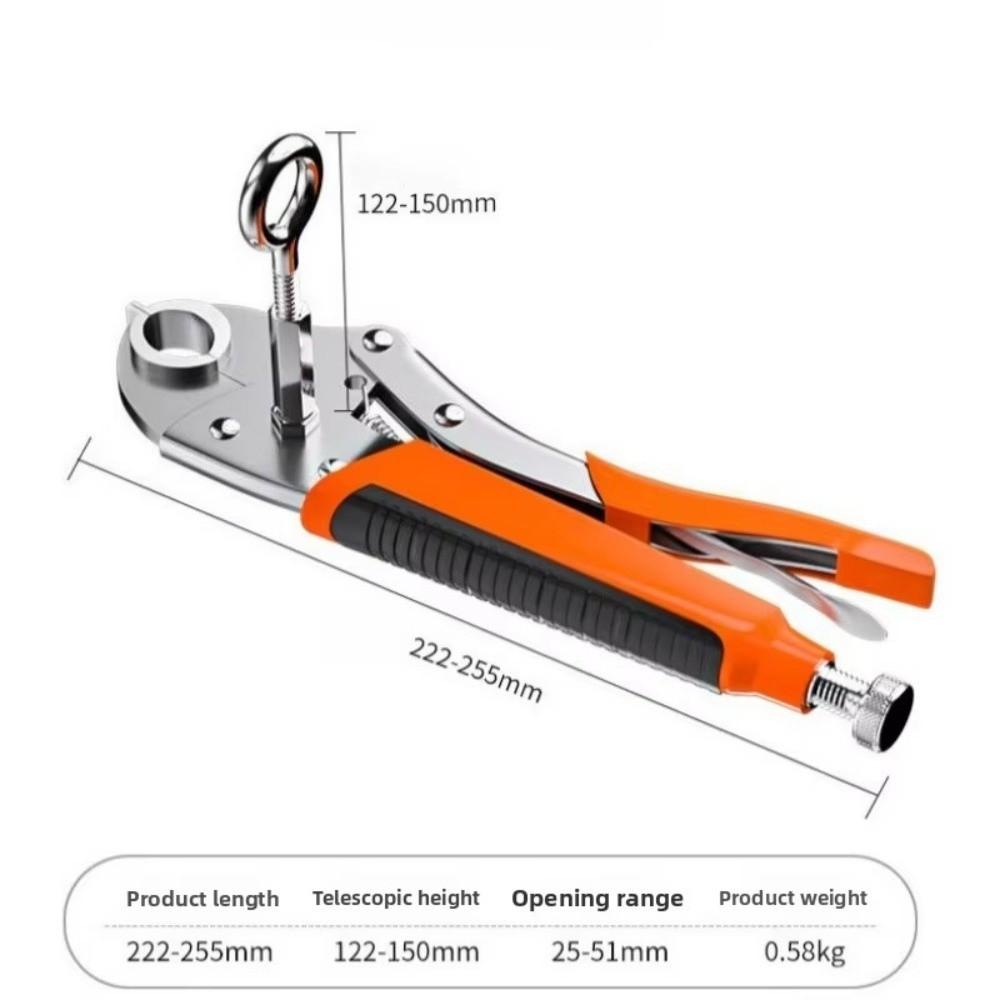 Integrated Removal Pliers Adjustable Removal Tool Portable Wrench Tool For Hydronic Radiant System