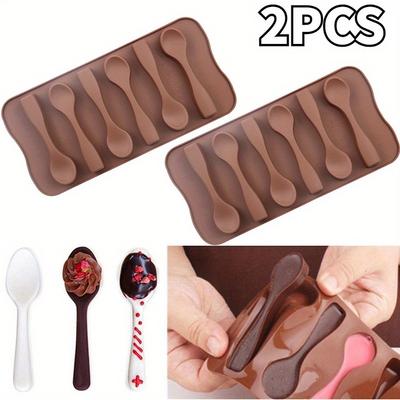 Силиконовая форма для шоколада 3D ложка форма для выпечки антипригарная форма для печенья торта желе конфет форма DIY инструменты для ручной выпечки кухонные аксессуары