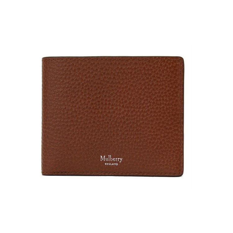 Кошелек-кардхолдер Mulberry 11-зернистая кожа Складной кошелек Мужские кошельки Коричневый RL4919-346G110