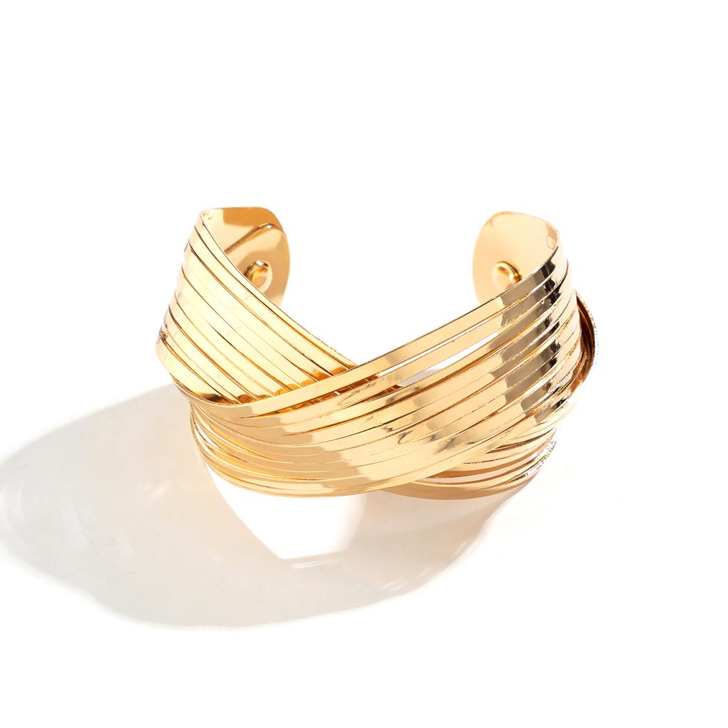 High Quality Goth Cross Wide Open Cuff Bangle for Women Statement Heavy Metal Arm Bracelet Pulseras Grunge Jewelry Steampunk Men