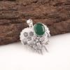 Green Onyx Gemstone 925 Sterling Silver Boho Jewelry Handmade Lovely Pendant For Women