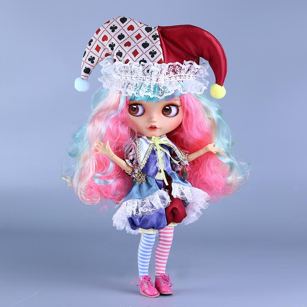 Кукла ICY blyth 1/6, кукла BJD, шарнирное тело, коричневая кожа, матовое лицо, 30 см, игрушка в подарок, аниме для девочек SD