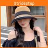 Fashionable Sunshade Hat With Wide Brim And Straw Weaving For Casual Summer Use