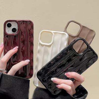 Ins яркий цветной чехол для телефона с водной рябью для Iphone 14 13 11 12 Pro Max 14 Plus 14pro, мягкий силиконовый противоударный бампер, фигурный чехол