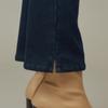 Bang Bang Women S Velour Bonded Stretch Semi Bootcut Denim Navy