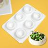 Mousse Cake Mold Food Grade BPA Free Heat-Resistant Dishwasher Safe 6-Cavity DIY Fondant Chocolate Mold