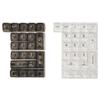 Прозрачные колпачки для цифровой клавиатуры 22Keys PC Keycaps Cherry MX Keycap Прозрачные клавиши с подсветкой и дизайном Ice Crystal