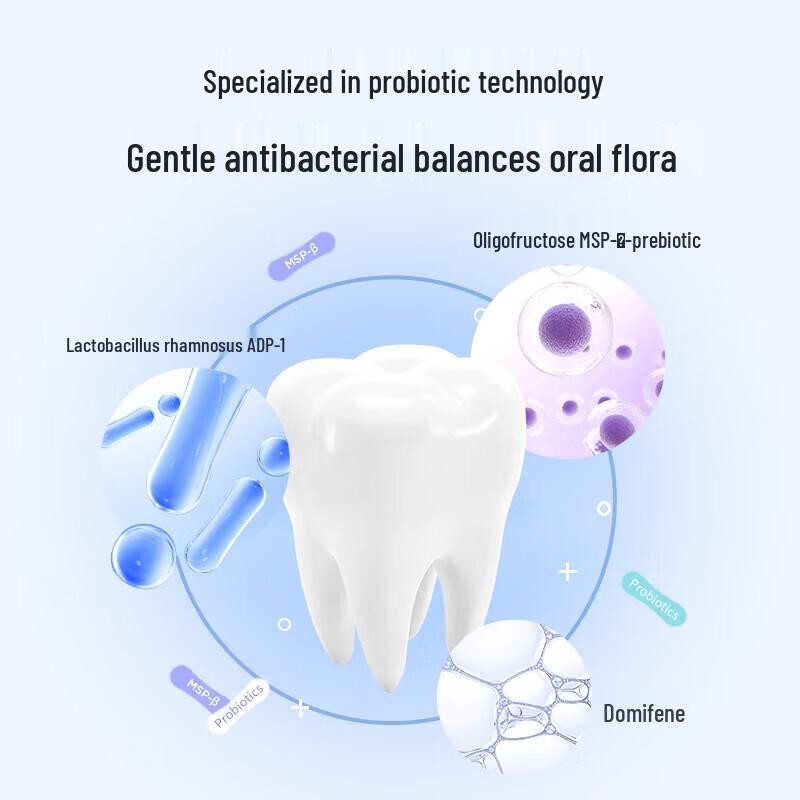 Bop Probiotic White Peach Mouthwash Strips