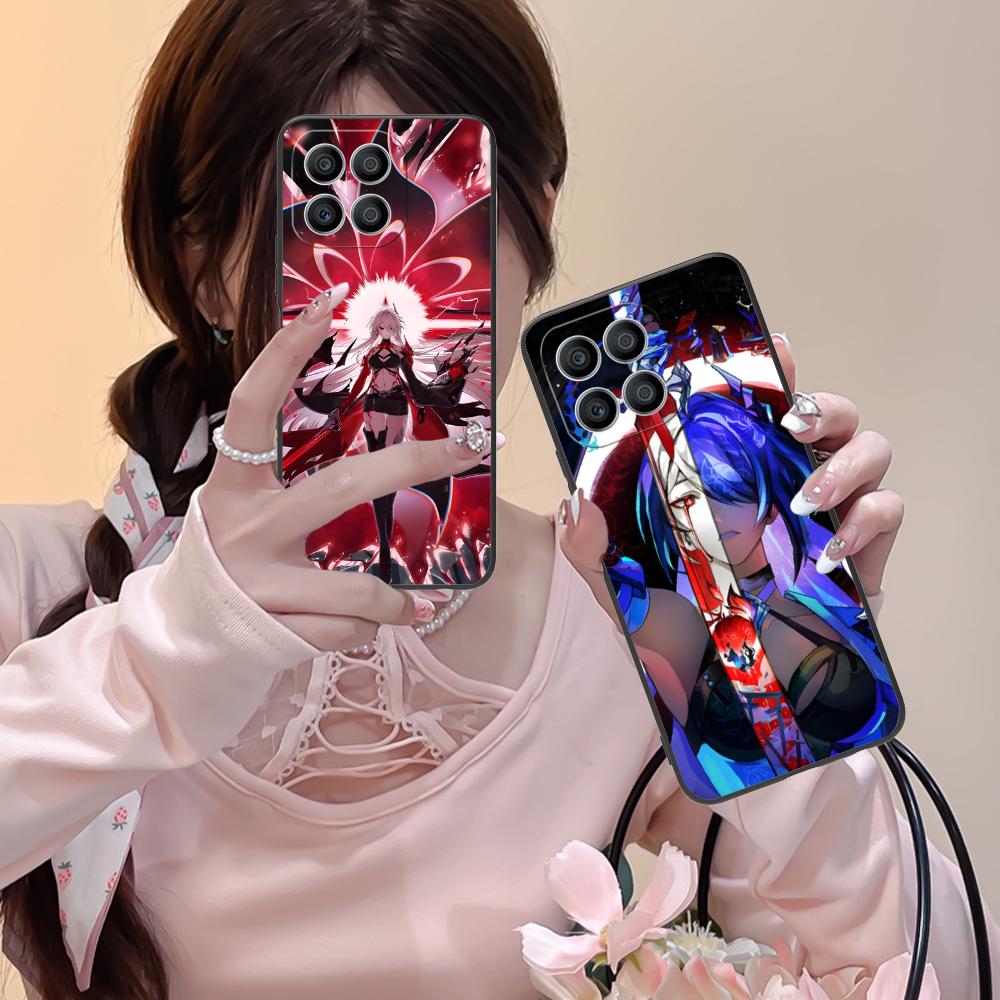 HSR Acheron Матовый ТПУ Чехол для Мобильного Телефона для Honor 90 80 70 60 50 30 20 10 9 8 7 Pro S SE Lite 5G Цветной Печатный Чехол