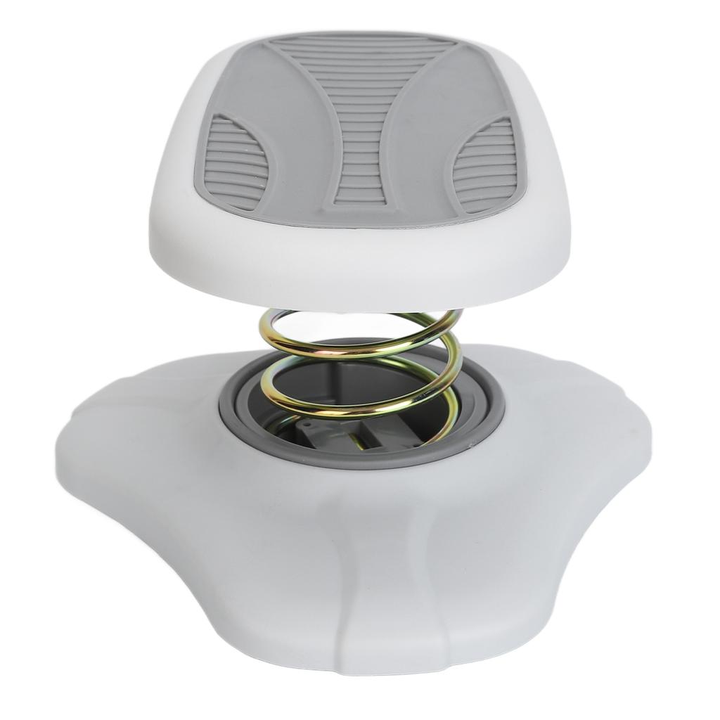 Подставка для ног для унитаза с пружиной для взрослых Устойчивое основание Противоскользящая Высокая грузоподъемность Унитаз Горшок Подставка для ног Ступенька Серая