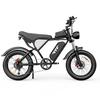YVY C20 1500W Высокопроизводительный электровелосипед с зеркалом заднего вида, 48В20Ач, 20×4.0 Толстые шины, Полная подвеска, Гидравлические дисковые тормоза Внедорожный электровелосипед