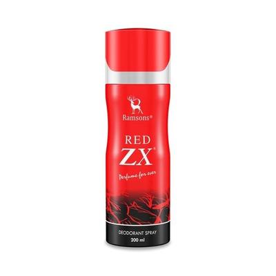 Ramsons - RED ZX Дезодорант-спрей 200 мл | Парфюм для тела для мужчин | TN - Бергамот, Лимон, Лаванда, | MN - Гвоздика | BN - Мускус, Амбра, Кедр