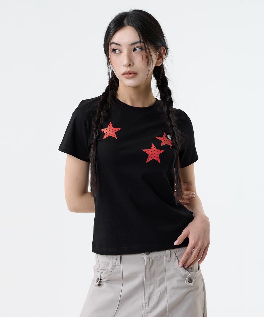 Nasttingijeubeleoldaenmi Футболка Dot Star_Черный