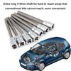 7PCS 3/8 Inch Drive Extra Long Hex Socket CR-V Steel Metric Hex Socket Set  Auto Mechanics