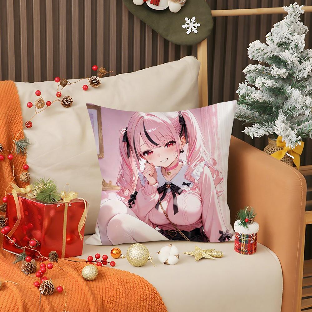 Chocola Nekopara Аниме Наволочка Двусторонняя Удобная Наволочка Подходит для Автомобиля Дивана Спальни и Других Сцен
