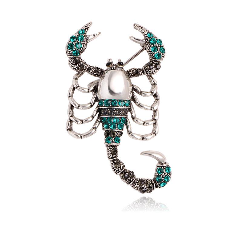 Insect Brooch Enamel Scorpion Pin Metal Pin Men Jewelry Gifts Brooches For Women