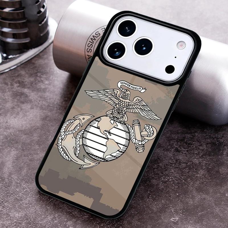 Чехол для телефона Корпуса морской пехоты США Для iPhone 17,16e,15,14,13,12,11,Mini,Pro,MAX мягкий силиконовый чехол