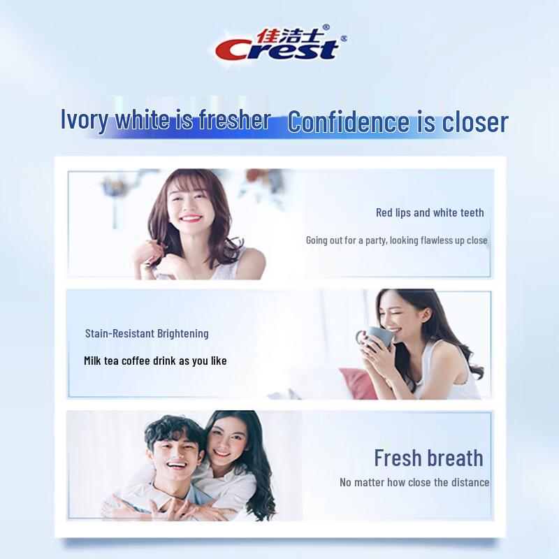 Crest Двухцветная отбеливающая зубная паста