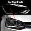 For Volkswagen VW Polo MK5 Pre-facelift 2010 2011 2012 2013 Transparent Housing Front Headlights Lens Shell Glass Lampcover