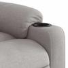 Electric Recliner Chair with Rising Function Cloud Grey Fabric