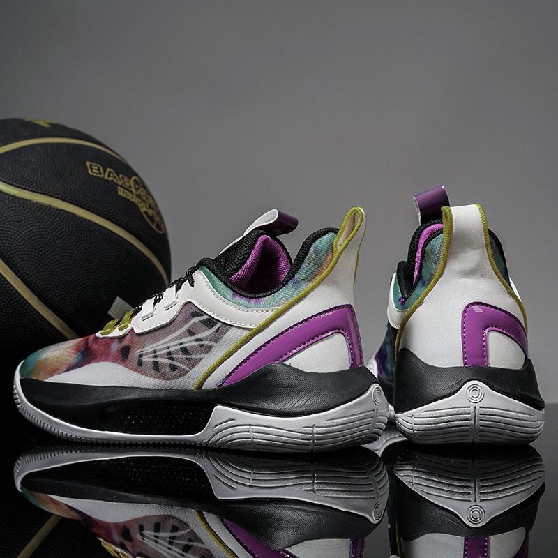 Трендовые баскетбольные кроссовки студенческие износостойкие кроссовки для реальных боевых действий мужские кроссовки соревновательные ботинки фрикционный звук беговые кроссовки женские кроссовки