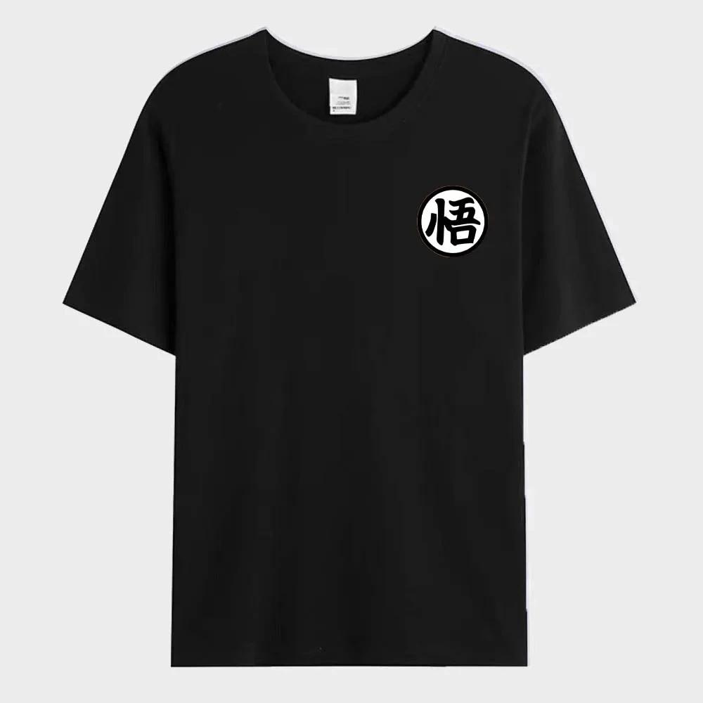 Summer anime cosplay cotton T-Shirt Goku Print Short Sleeves T-Shirt Casual Tee Streetwear Sweatshirt Wo42847