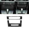 Для BMW 3 серии E90 E92 E93 2005-2012 Автомобильные аксессуары для интерьера Рамка отделки панели управления центральной консолью, кондиционером, CD-плеером Черная