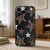 B-Черный L-Леопардовый P-Принт S-Звезда Чехол для Телефона Для iPhone 17, 16,15,14,13,12,11 Plus,Pro Max, Другие Мягкий Черный Чехол