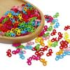 Acrylic Spaced Beads Mix Colors Jewelry Pendant Beads for DIY Handmade