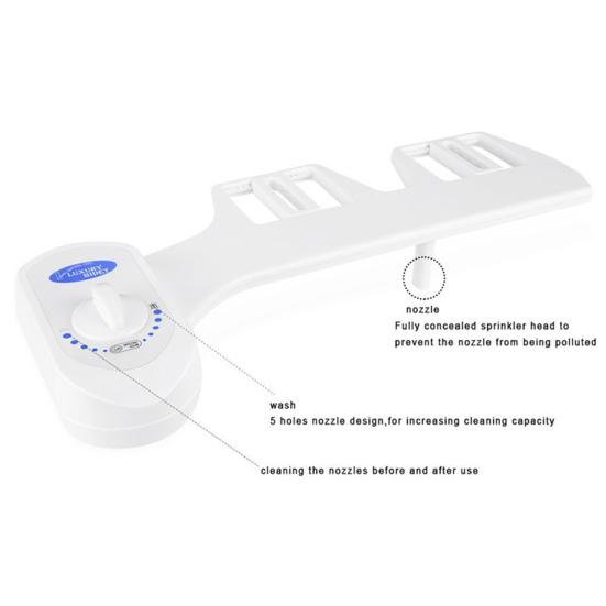 Биде без электричества Самоочищающаяся насадка для мытья сзади Гигиеническая защита Регулируемое давление воды Биде