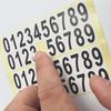 Временная наклейка с номером телефона для парковки, цифровая кодировка от 0 до 9