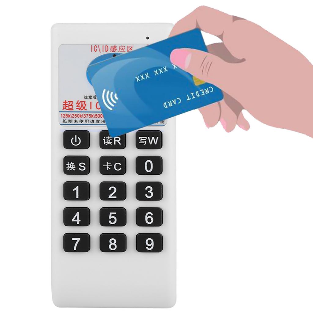 Handheld RFID ICID Card Reader Writer Copier Duplicator 125Khz 13.56MHZ