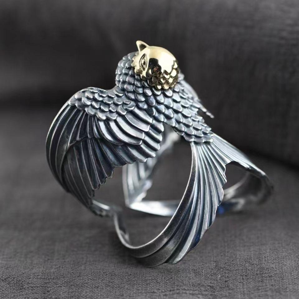 Swallow Falls on the Finger Vintage Ring, Antique Design, Retro Swallow, Light and Luxurious Temperament