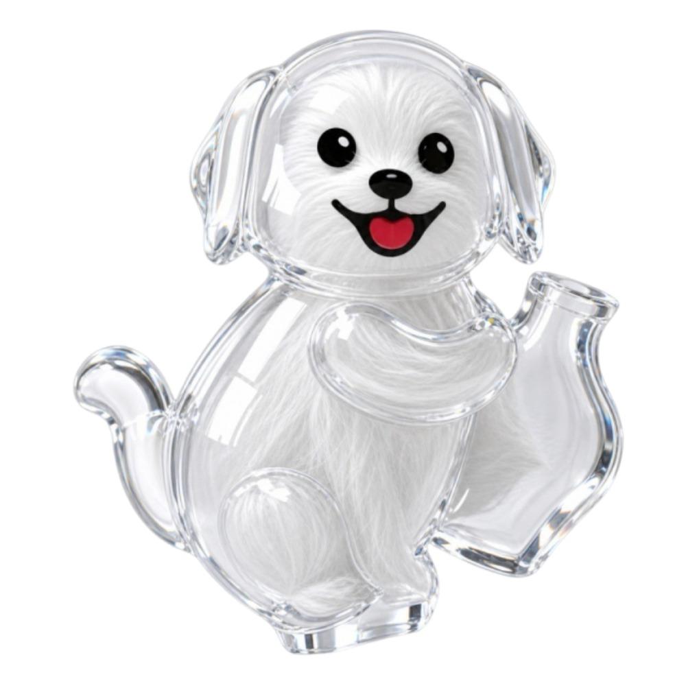 DIY Pet Hair Keepsake Box Transparent Pet Memorial Container  Pet Souvenirs