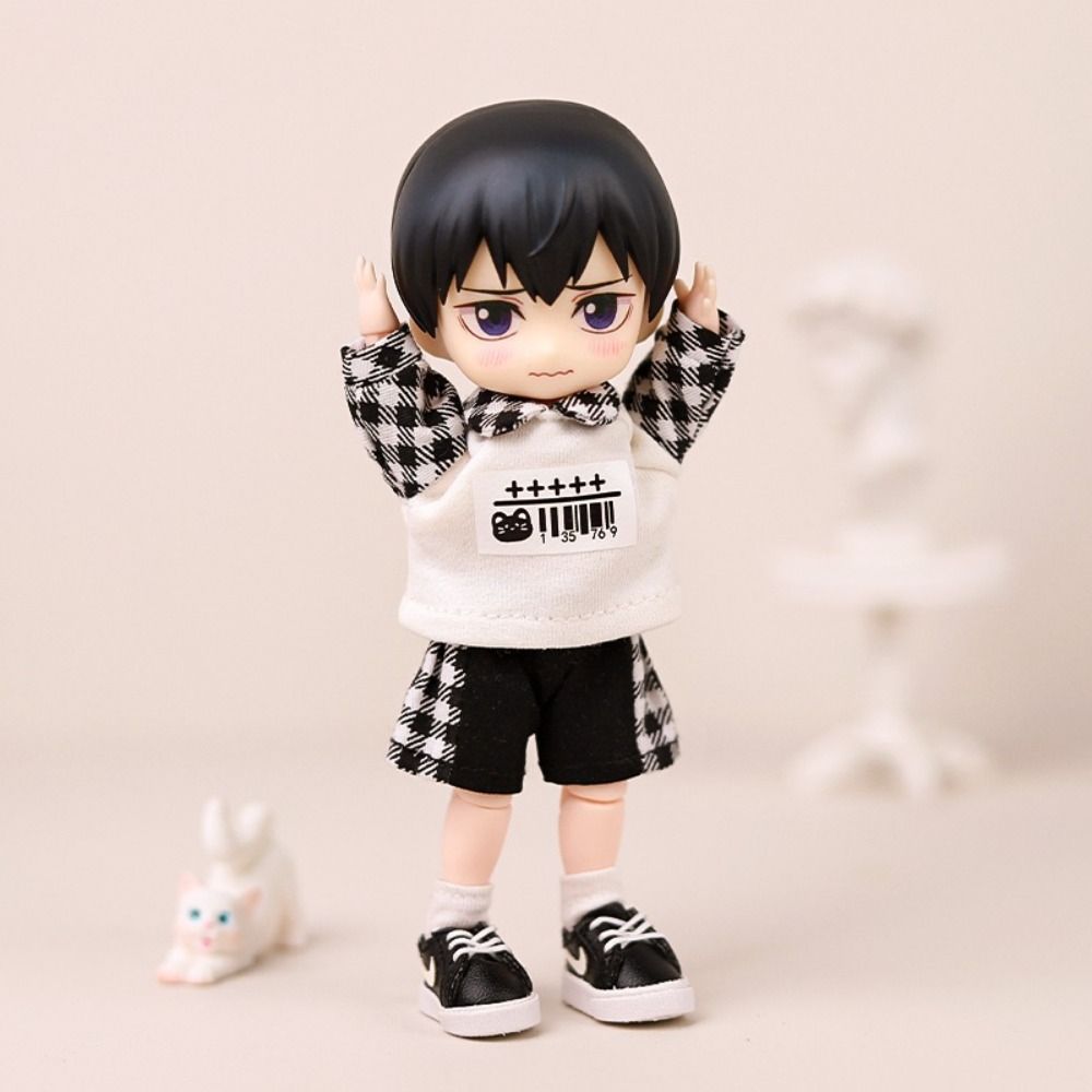 Наряды OB11 Ручная работа Наряд Obitsu11 Сделай сам Игрушечная кукла Толстовка Шорты 1/12 Bjd