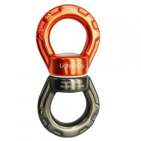 1 шт. поворотный вертлюг 30 кН, безопасное вращательное устройство, поворотный спиннер, карабин, вертлюг, веревка, вертлюги для качелей, 5 моделей