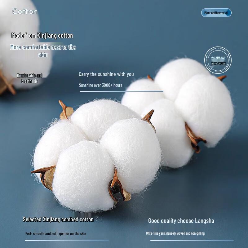 LANGSHA Мужские боксеры-брифы из антибактериального хлопка 7A