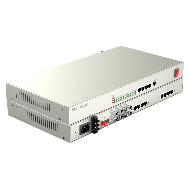 Оптический трансивер Shengwei PCM с поддержкой E1, телефона и Ethernet