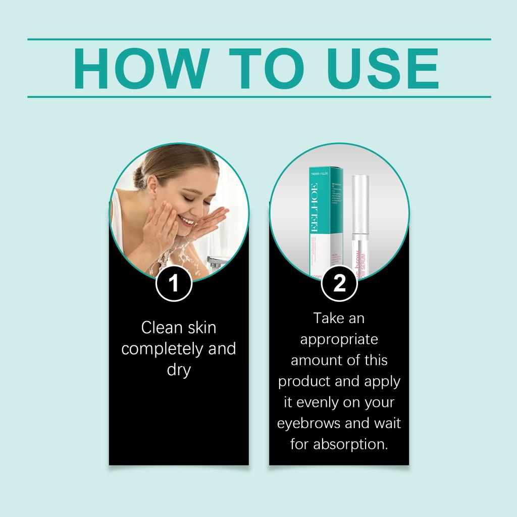 Eyebrow liquid Gentle and moisturizing eyebrow care solution, refreshing and long-lasting, natural-looking makeup, easy-to-use eyebrow care