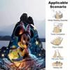 1pc, Magical Starry Night Minnie Mouse Throw Blanket - Soft and Cozy Home Decor for Room or Living Roomz012