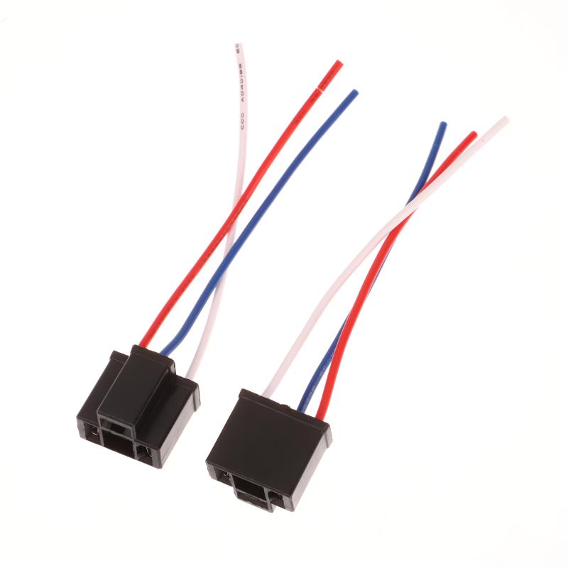 5 шт. Патрон для лампы H4 Автоаксессуары H4 3-контактный Замена фары автомобиля Ремонт Разъем держателя лампы Штекер Провод Патрон