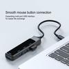 Portable USB Hub Adapter 5-in-1 High Speed Transmission Docking Station USB Type-C To USB TF/SD Adapter for Phone Laptop