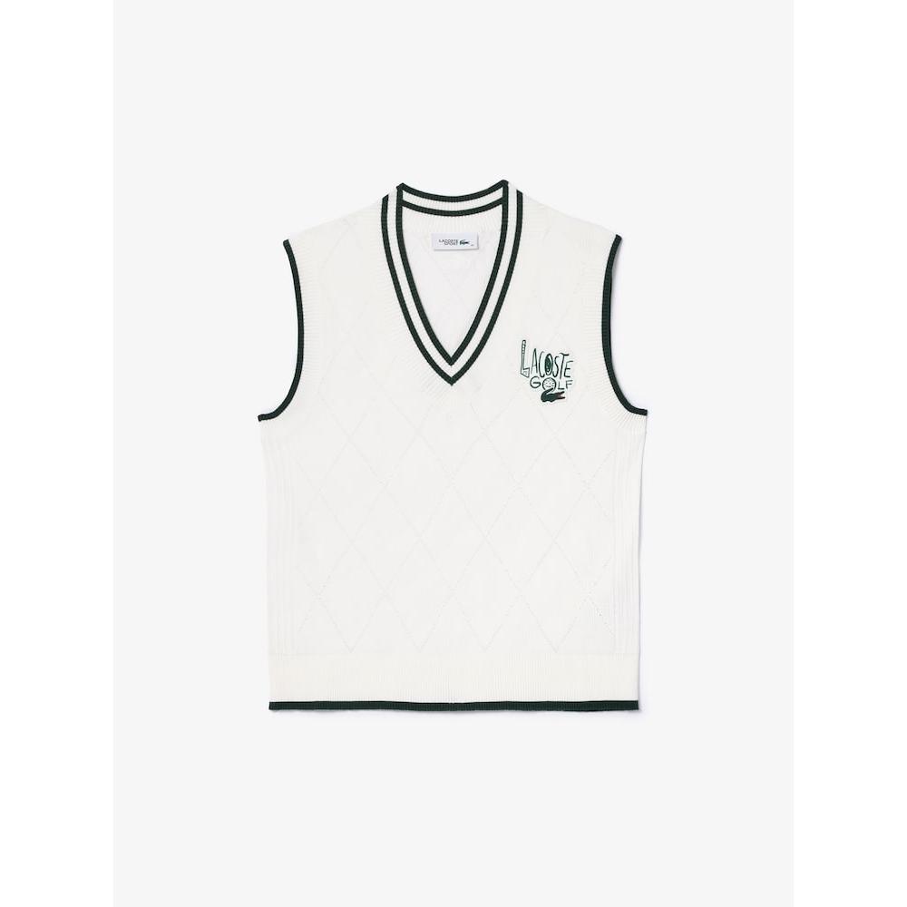 Lacoste Женский жилет для гольфа с узором «ромбы» Af2763 54n 0lp q2nAf2763 54n0lp