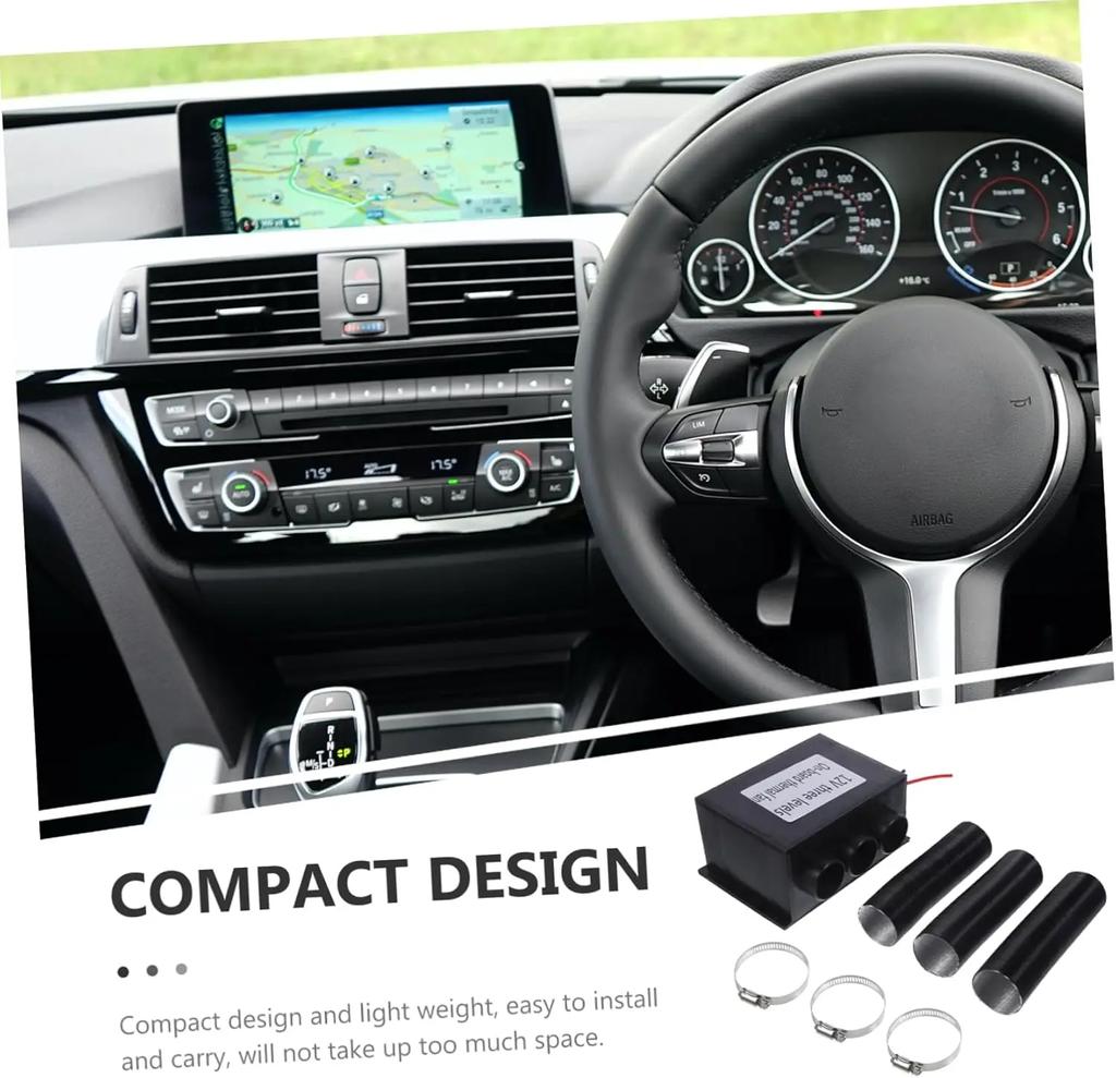 Автомобильный обогреватель 800 Вт, 3 порта, вентилятор для обогрева автомобиля/фургона, 12 В/24 В, размораживатель лобового стекла, воздушный обогреватель для дома на колесах, прицепа, грузовика, обогреватели