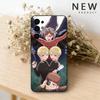 Чехол для телефона аниме Миги и Д-Дали для Samsung S26,25,24,23,22,30,21,10,9,Ultra,Plus,Lite Черный мягкий чехол
