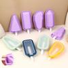 Set 5PCS Summer Homemade Silicone Ice Cream Mold With Multiple Shapes For Household Ice Cream Making Tools