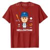 Shohei Ohtani Los Angeles Baseball HellOhtani MLBPA T-Shirt Cute Baseball Lover Graphic Tee Short Sleeve Top Lovely Novelty Gift