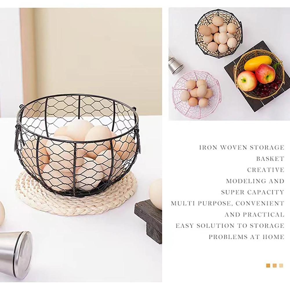 Egg basket, used for collecting fresh eggs, perfect for keeping on the kitchen counter